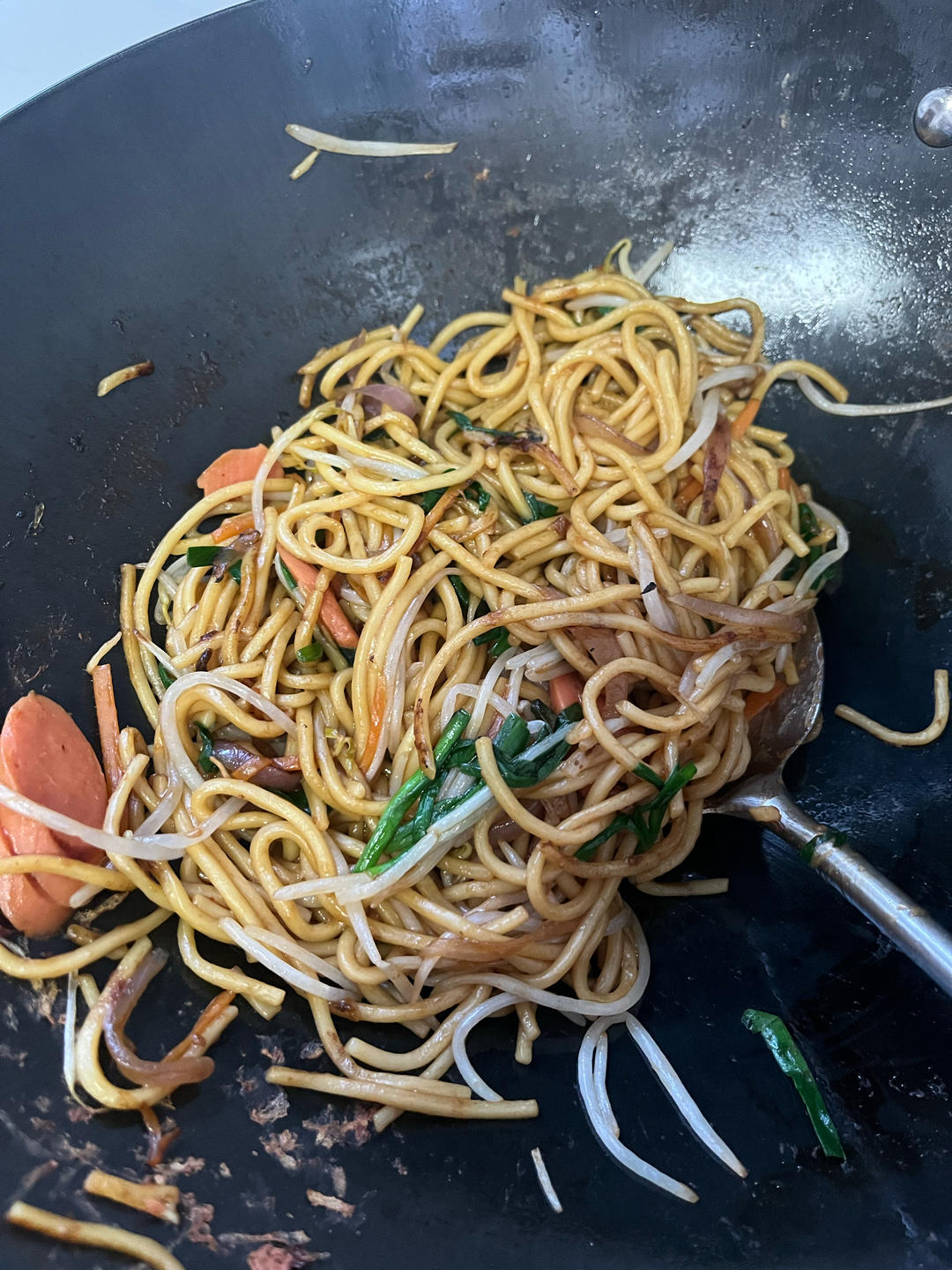 没放一粒肉㊙️却比夜市路边摊还好吃的🔥炒面