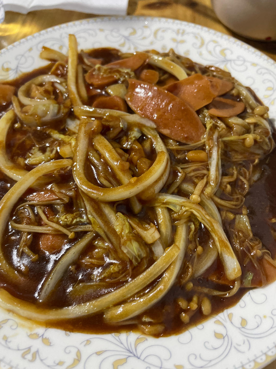 金针菇肉沫娃娃菜