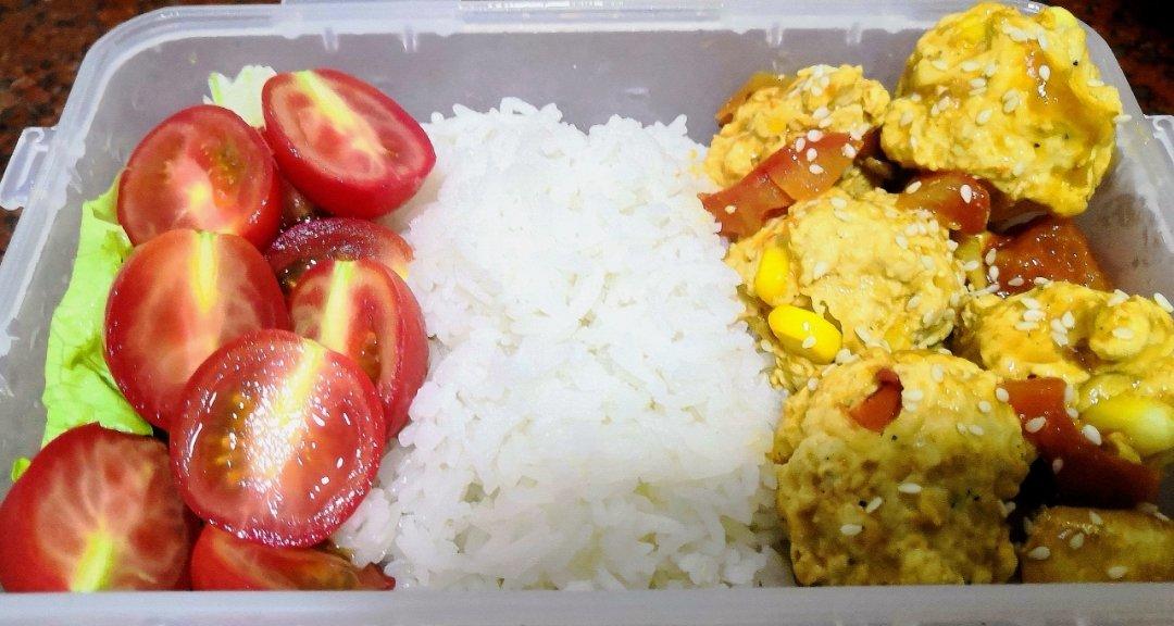 番茄鸡肉丸便当（小夏哒版）