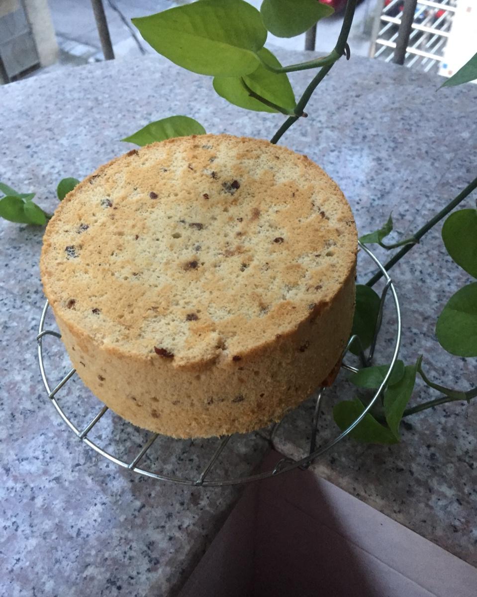 红枣红糖戚风蛋糕（6寸）