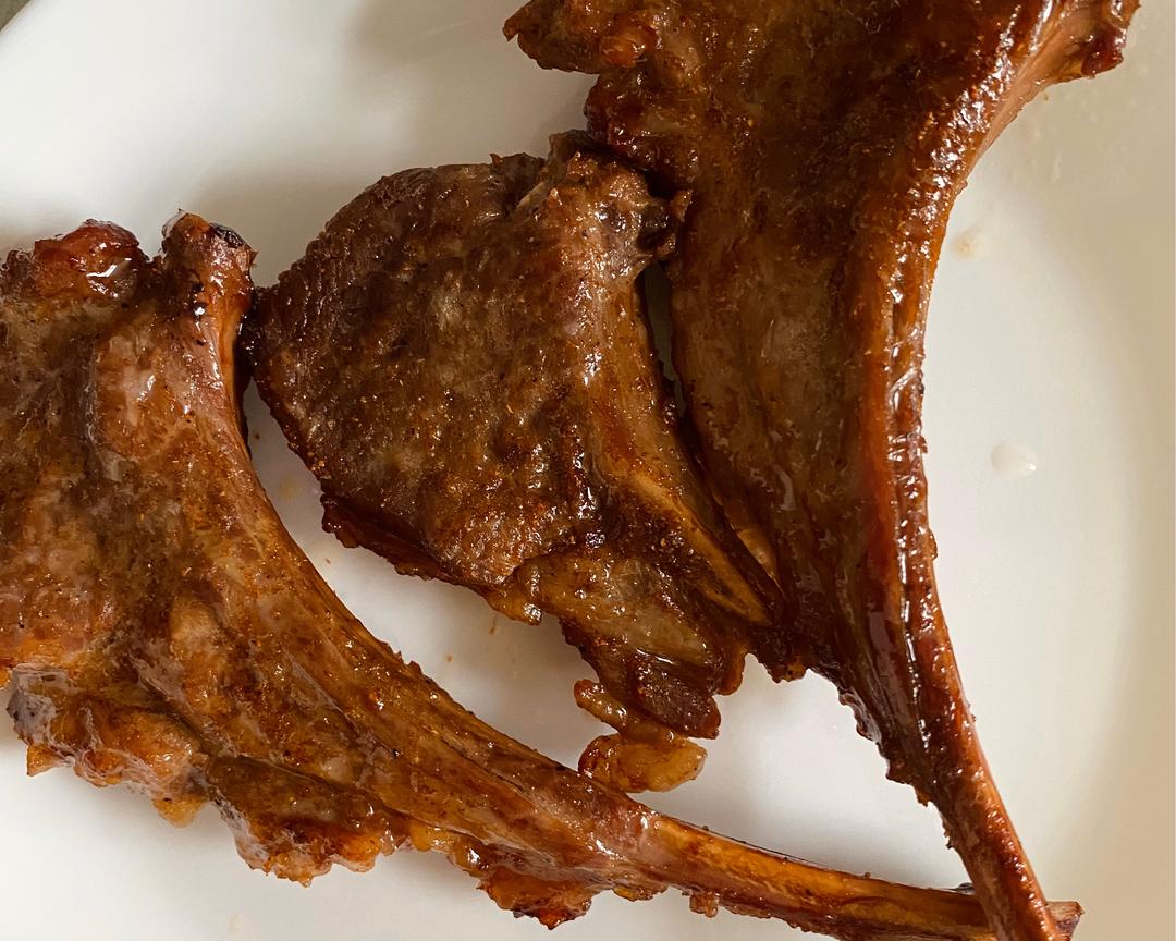 简易版烤法式小切羊排