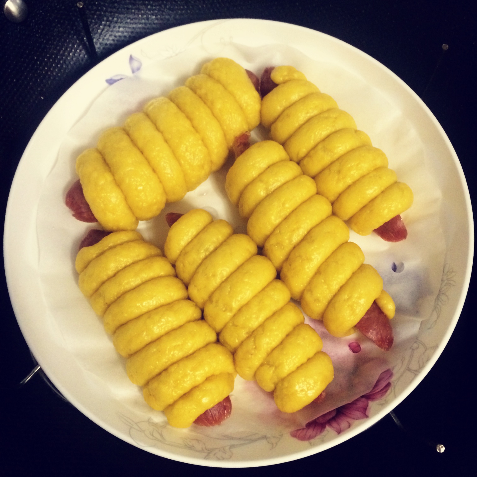 南瓜香肠卷