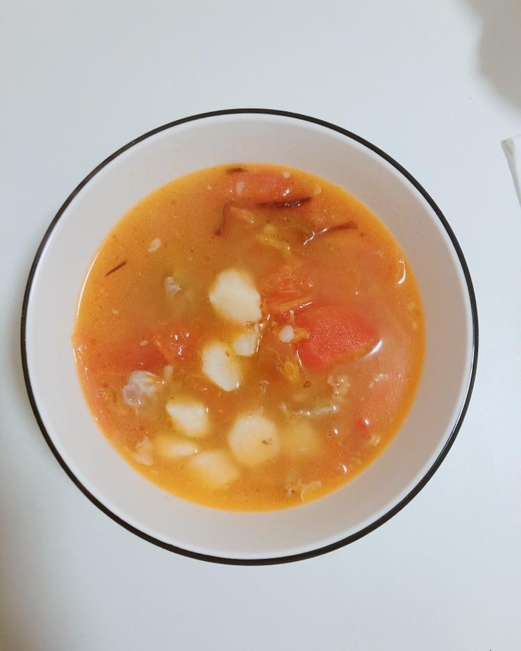 番茄山药小排汤