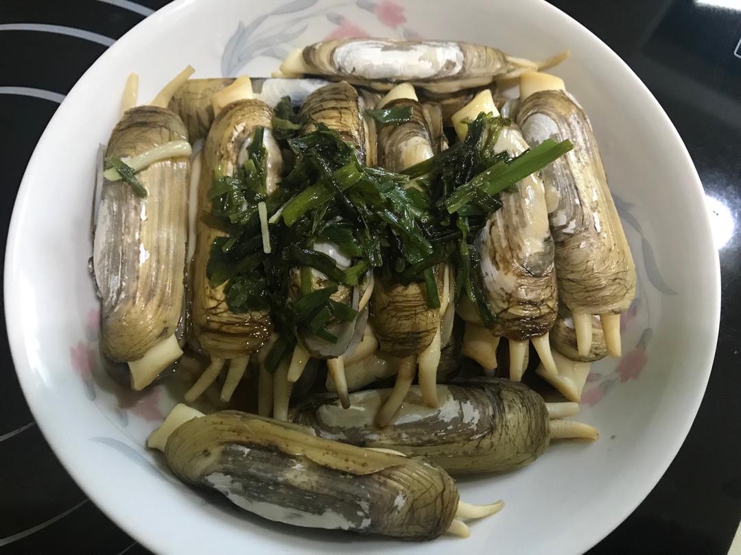 葱油蛏子