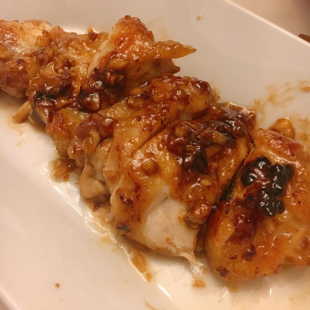 蒜香蜂蜜鸡腿饭
