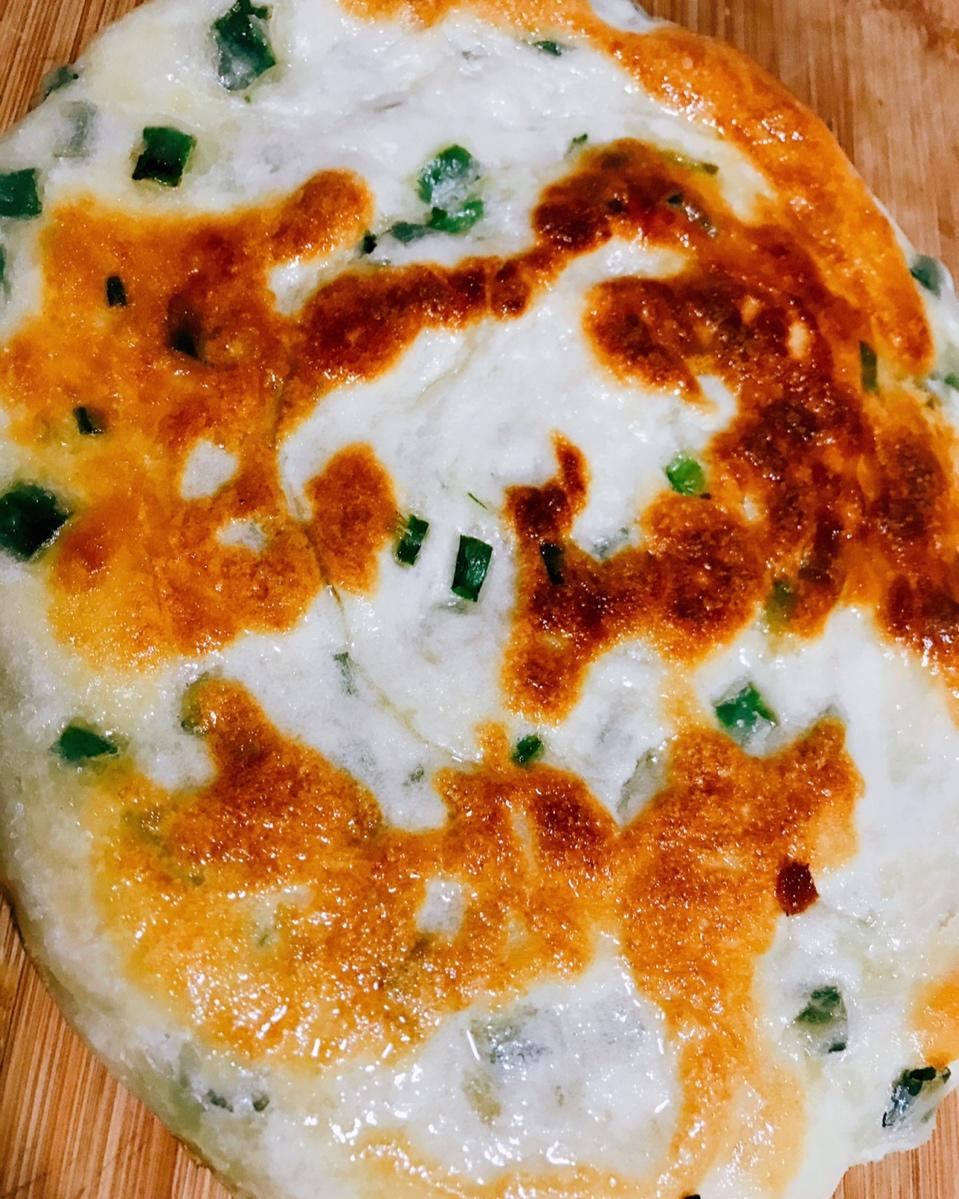 发面葱油饼