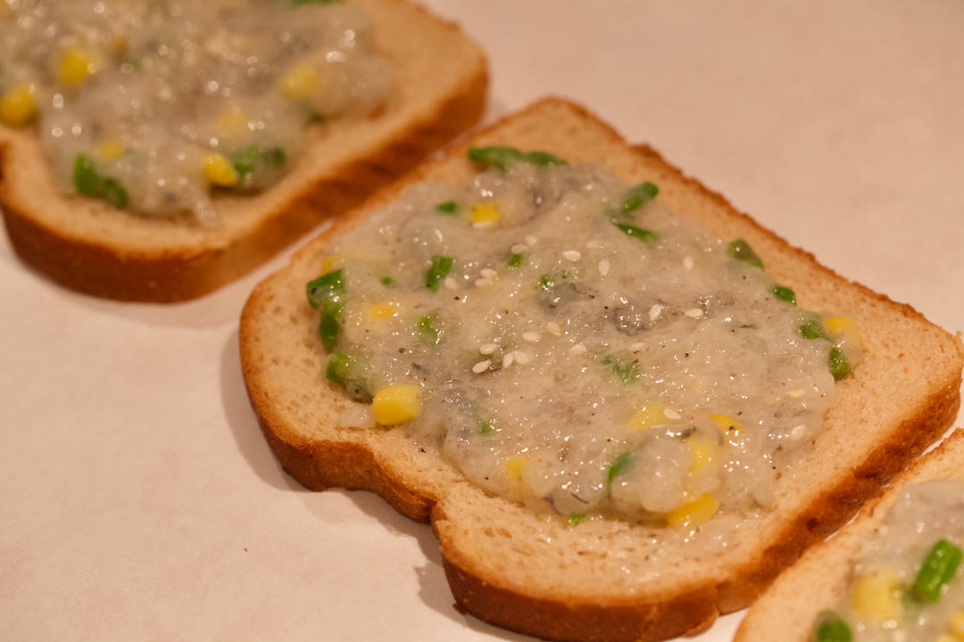 芦笋虾多士【北鼎烤箱食谱】