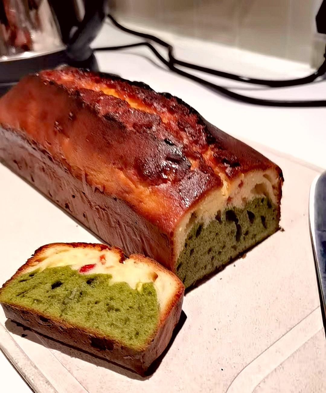 蔓越莓抹茶磅蛋糕