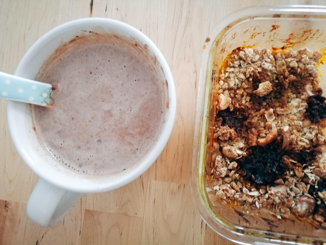 粉糯红薯泥配燕麦酥丨健康·三餐