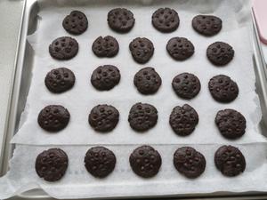 巧克力曲奇饼干（趣多多）的做法 步骤3