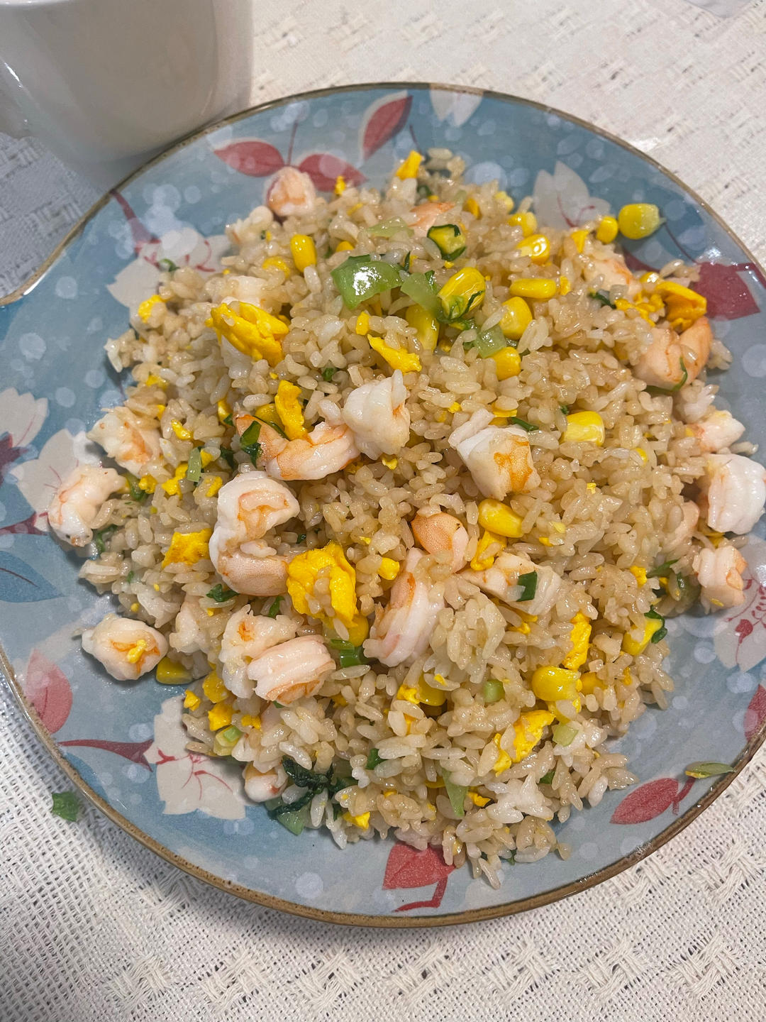 豪华版虾仁炒饭🍤