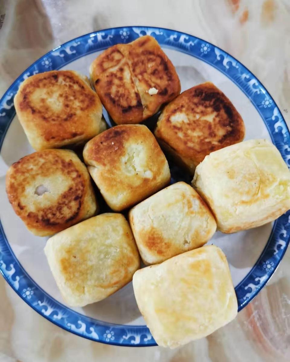 【爆浆紫薯仙豆糕】