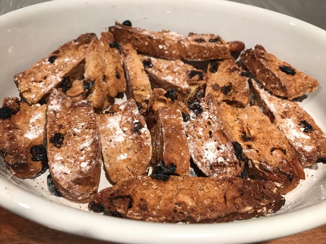 【健康零食】燕麦坚果意式脆饼