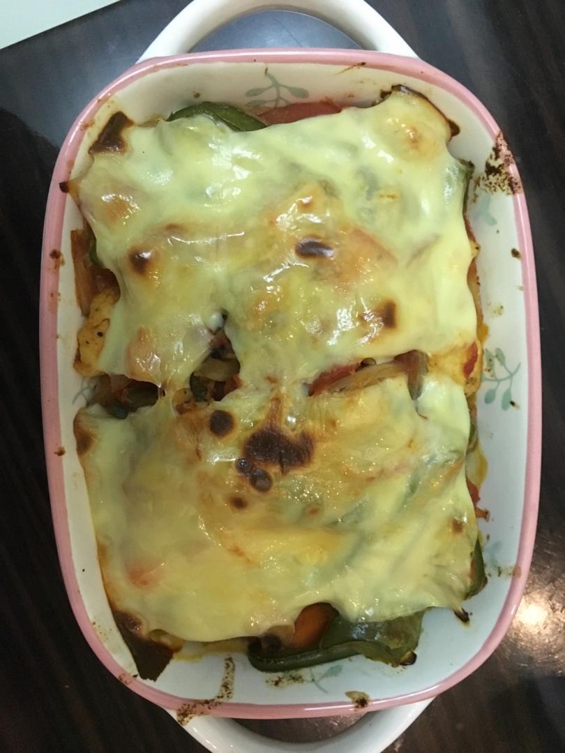 番茄鸡肉浓情焗饭【两人份】