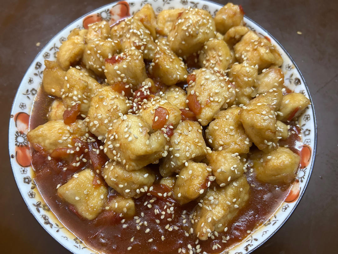 酸甜开胃超级下饭菜😋糖醋鸡胸肉🐔
