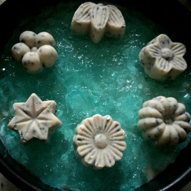 蓝色の海洋酸奶慕斯蛋糕