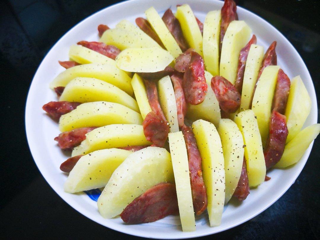 椪柑麻麻做的风琴蒸土豆(快手菜)