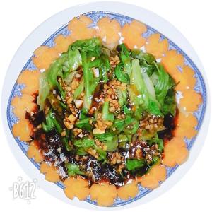 蚝油生菜+萝卜花边的做法 步骤13