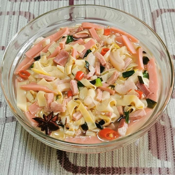 简单-咸肉百叶（千张）