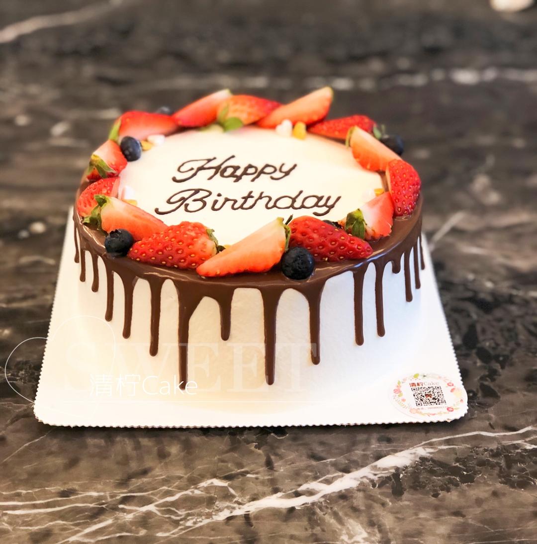 蛋糕淋面之一：甘那许淋面（详细解答淋面太稠的问题）