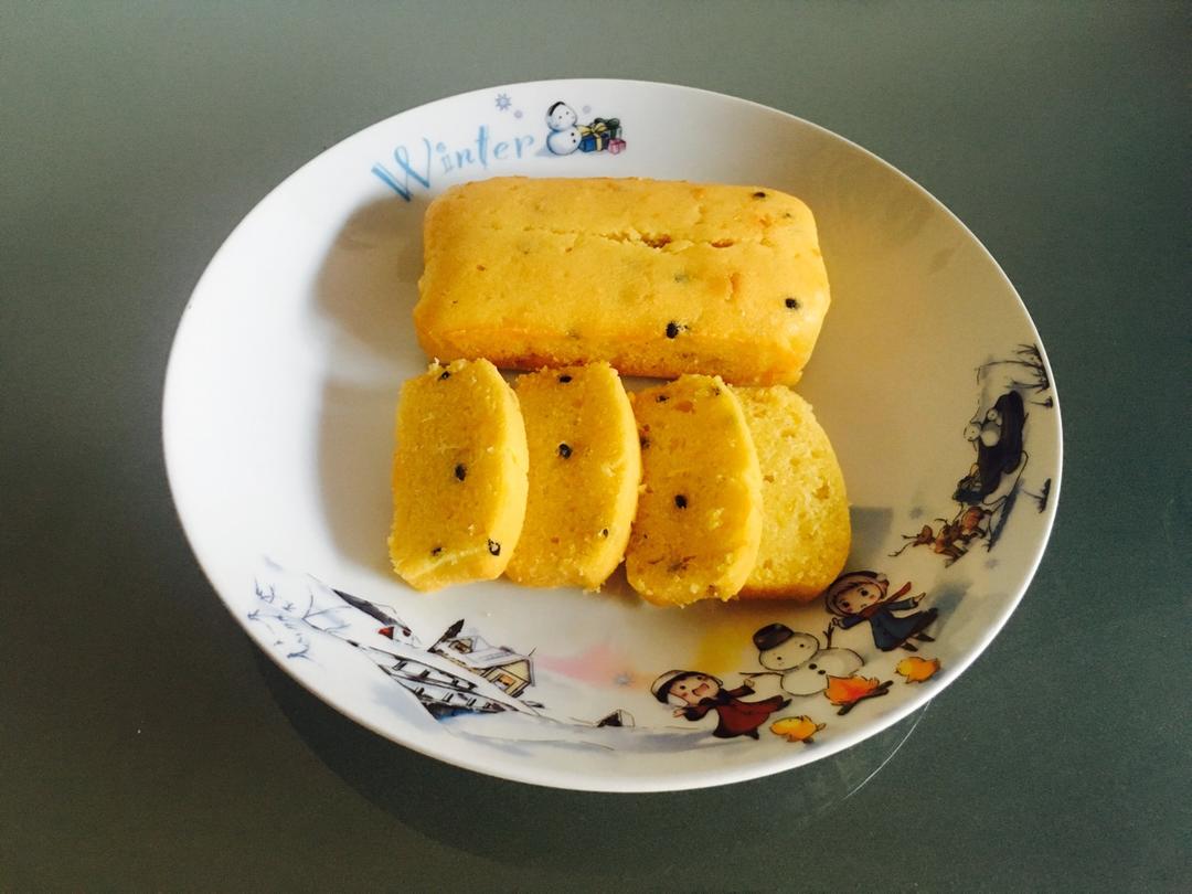 轻盈百香果磅蛋糕