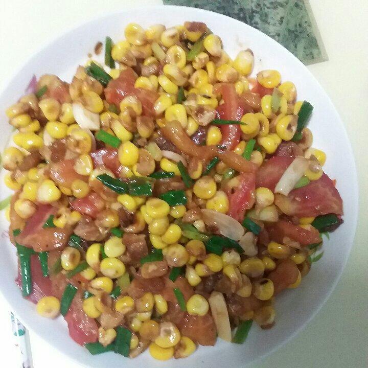 玉米炒肉末【超级下饭的快手家常菜】