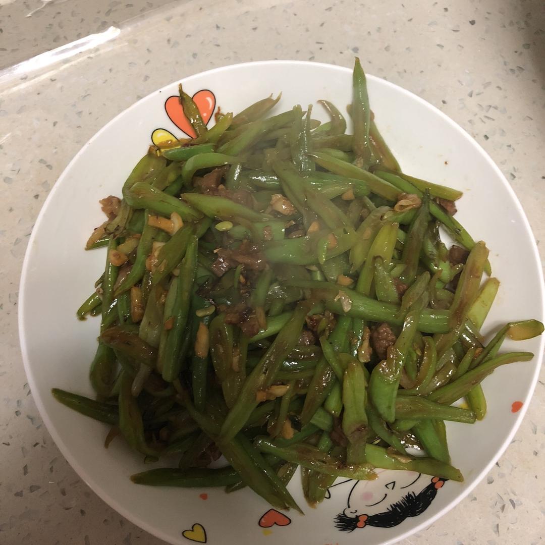 豆角炒肉