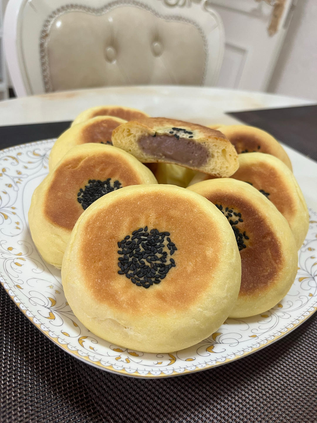 日式南瓜红豆包