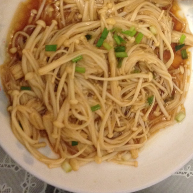 白灼金针菇