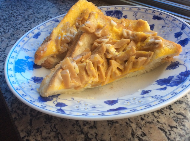 一片面包的三明治