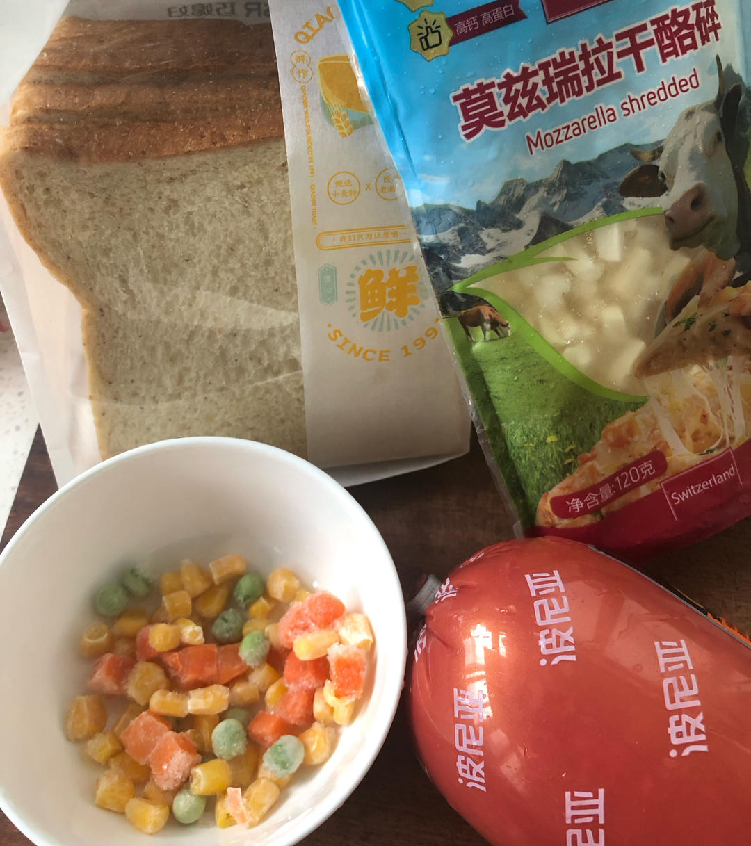 芝士面包片披萨