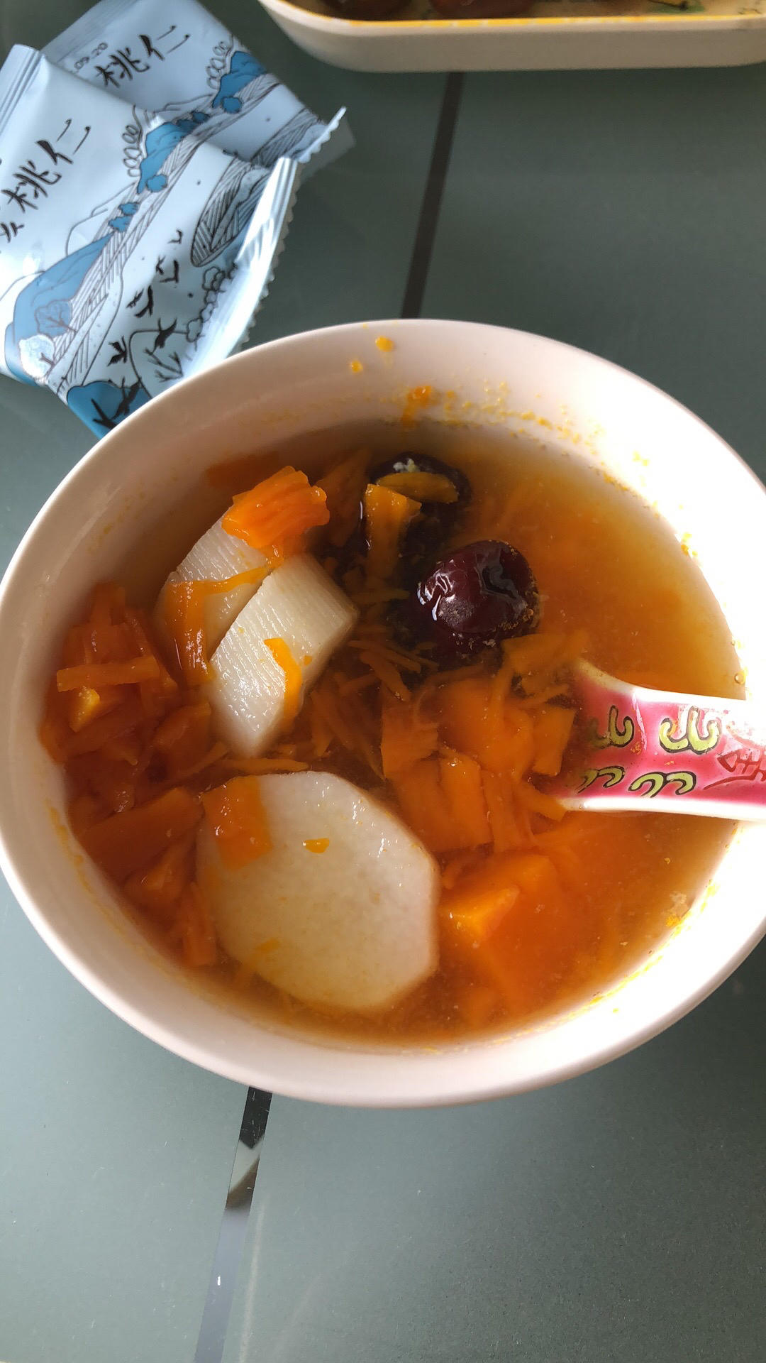 山药红枣南瓜汤