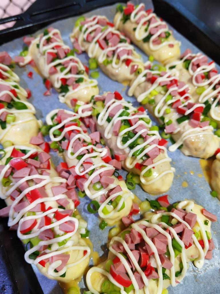 香葱火腿肉松面包