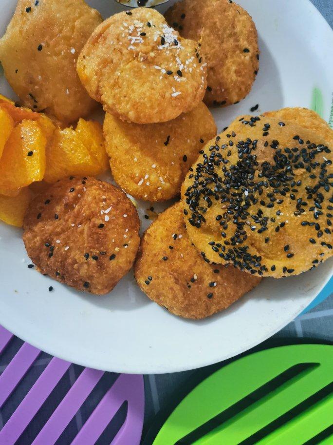不会变形的南瓜饼