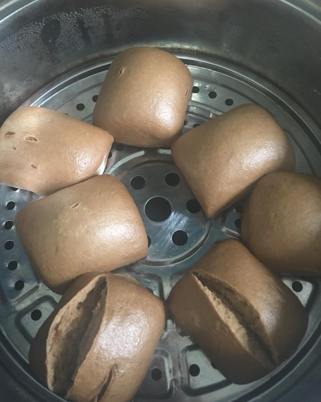 有着面包口感的红糖馒头（一次发酵）