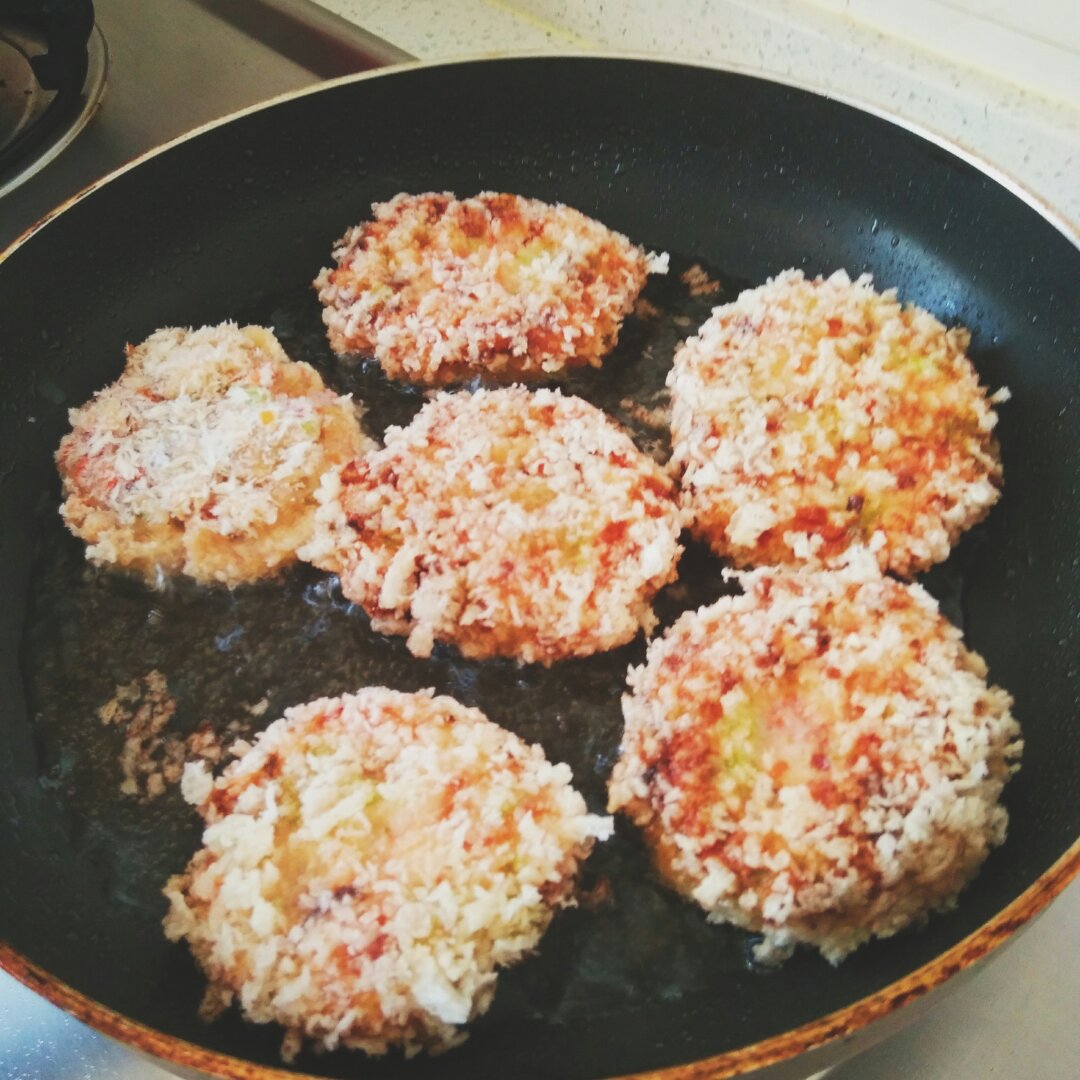 香煎虾饼