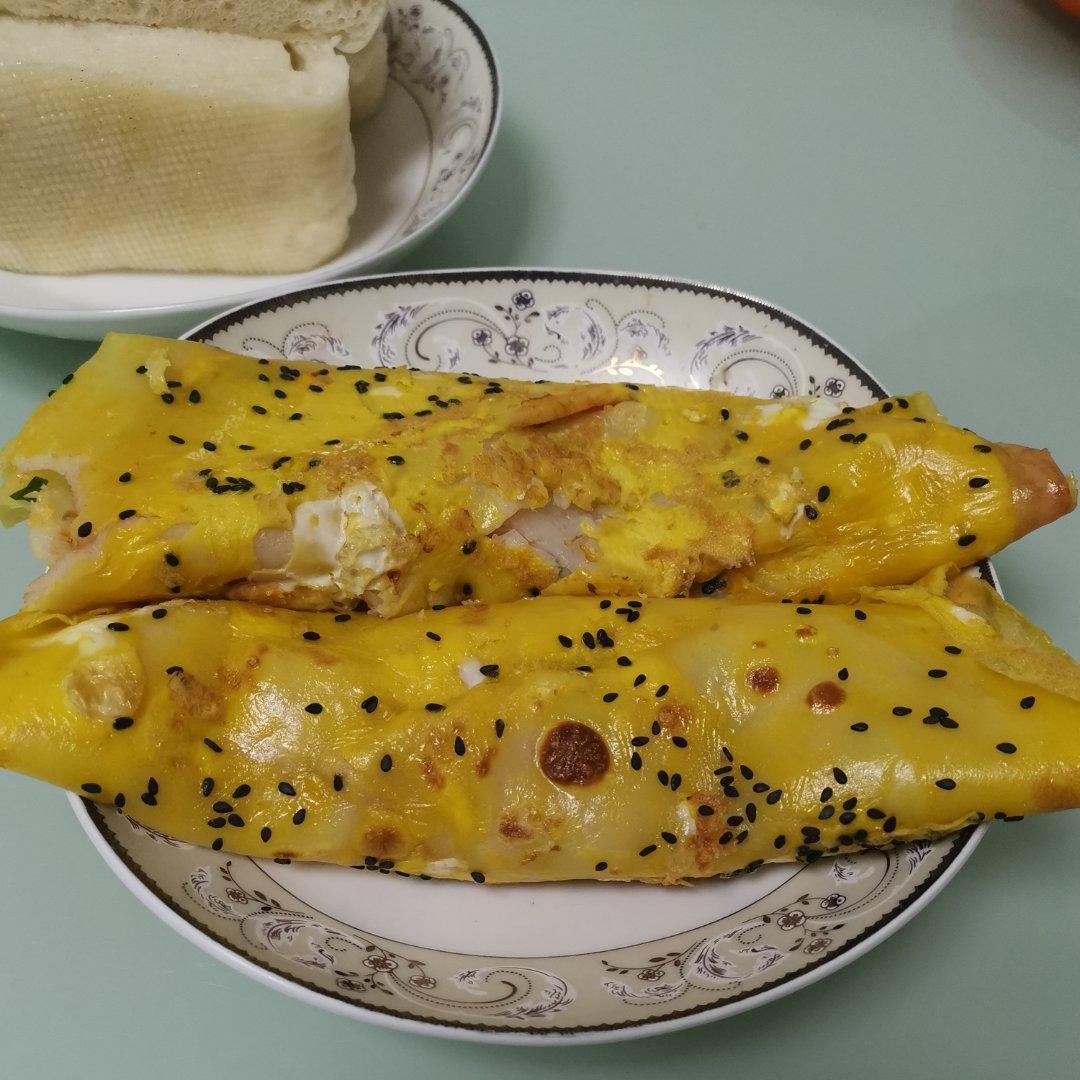 鸡蛋卷饼（路边摊复制版）