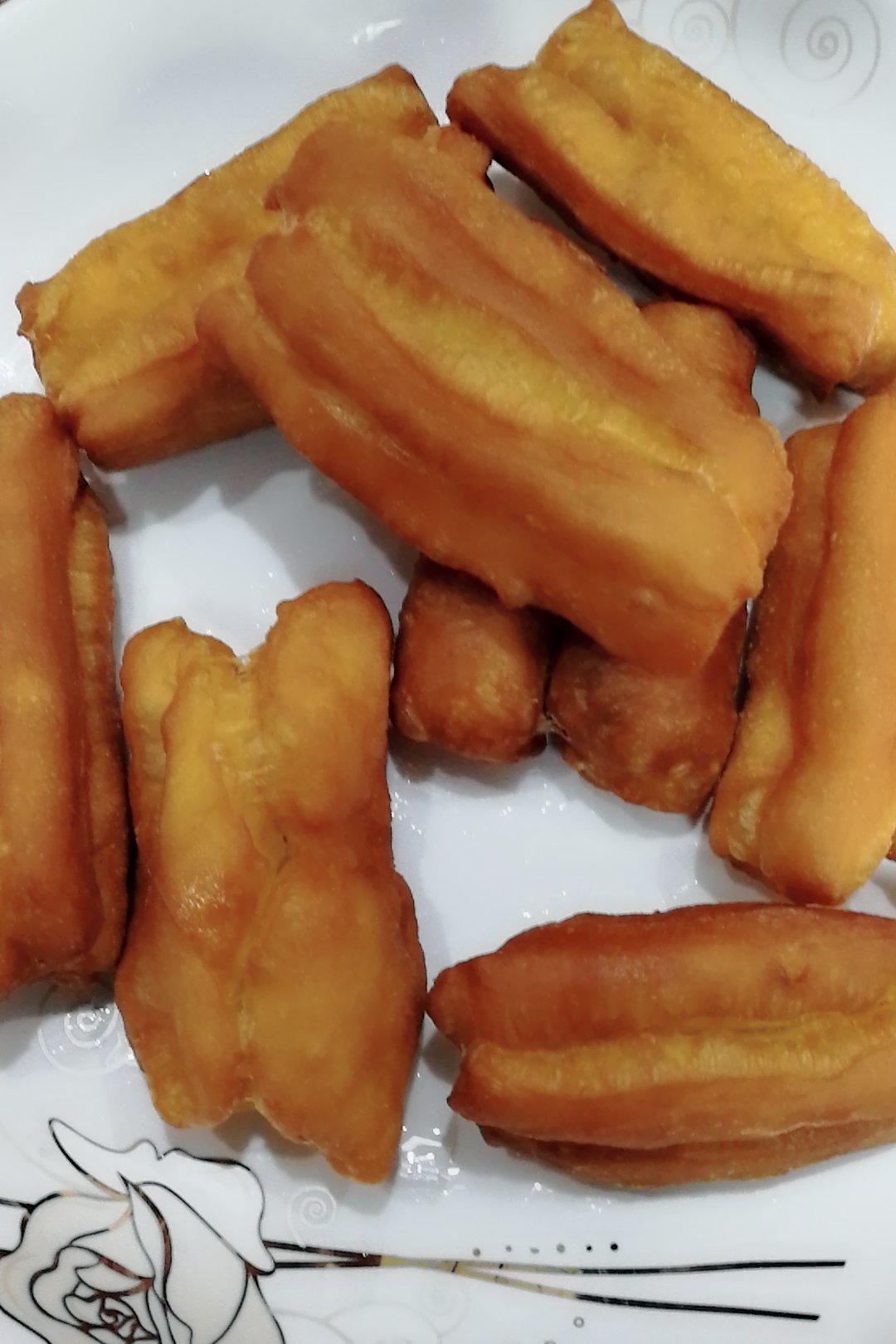 比草莓更甜的心做的自制健康酥脆油条