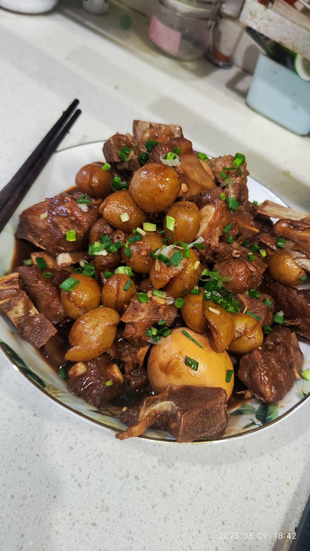 黄皮焖排骨