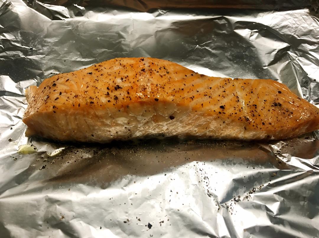 烤三文鱼 简单又好吃