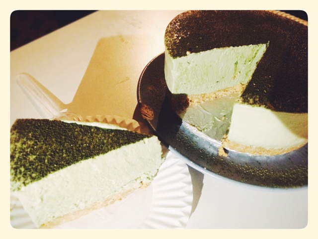 抹茶冻芝士蛋糕