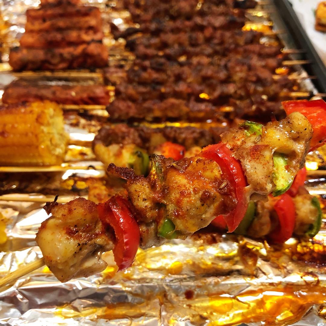 停不下来烤箱烤串