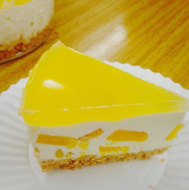 芒果冻芝士蛋糕