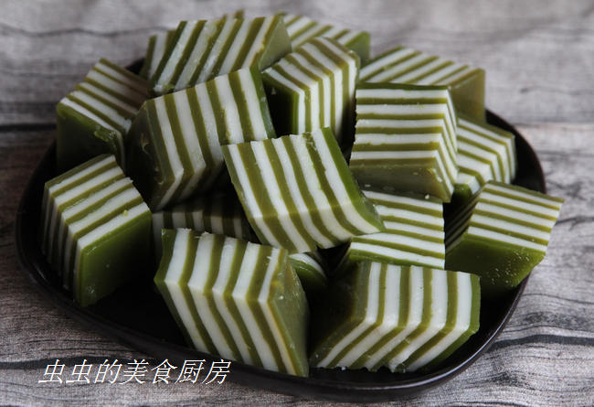 斑斓叶系列：斑斓椰汁马蹄糕的做法