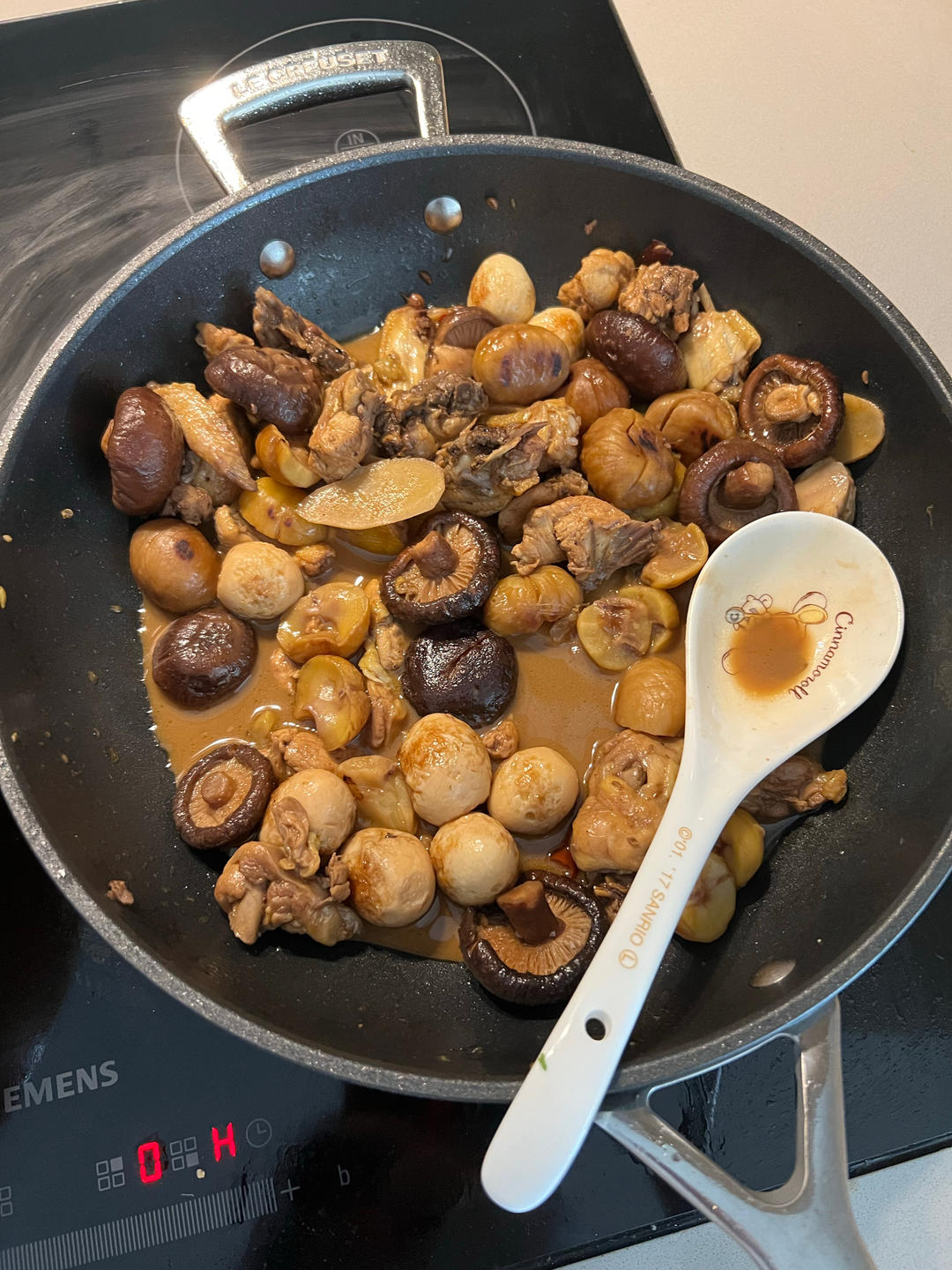 【栗子烧鸡】鸡肉都给你吃，栗子归我~