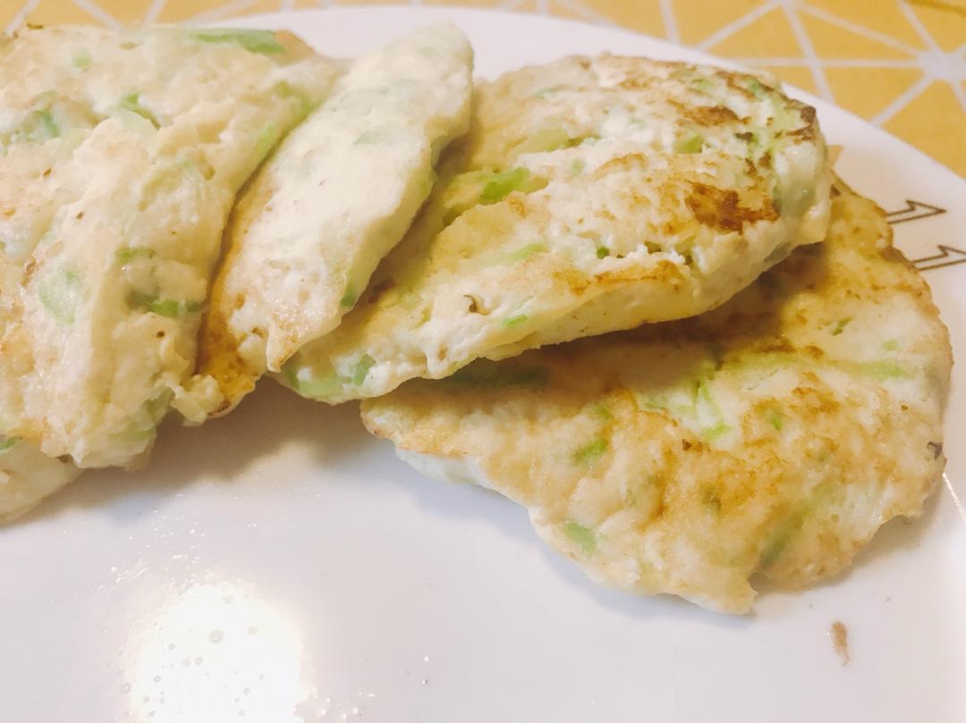 西葫芦豆腐小厚饼