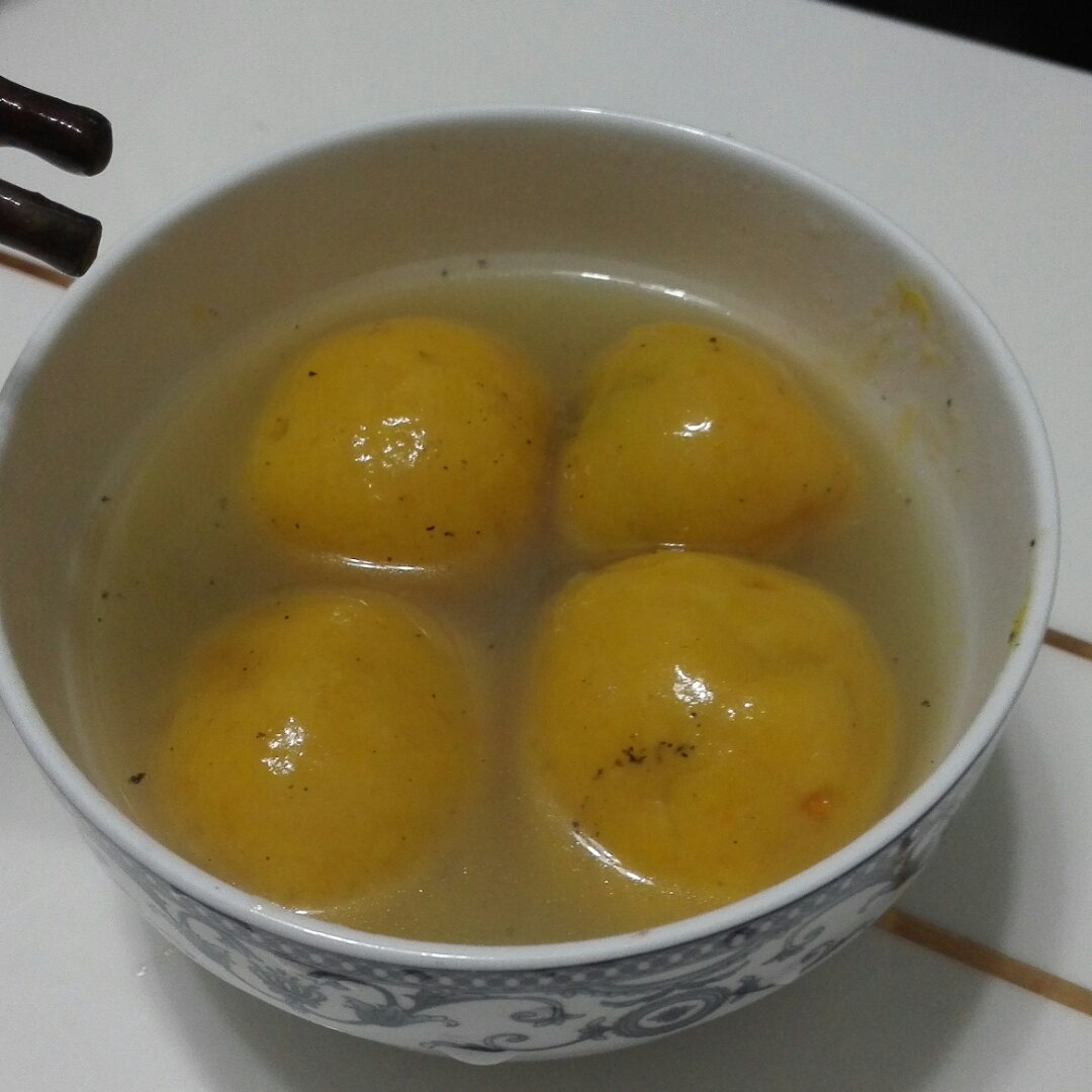 手工南瓜汤圆