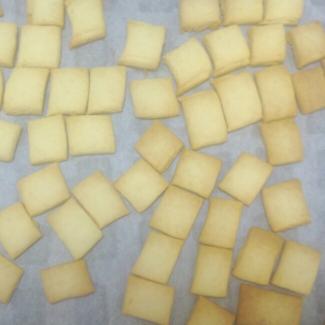 牛奶方块小饼干