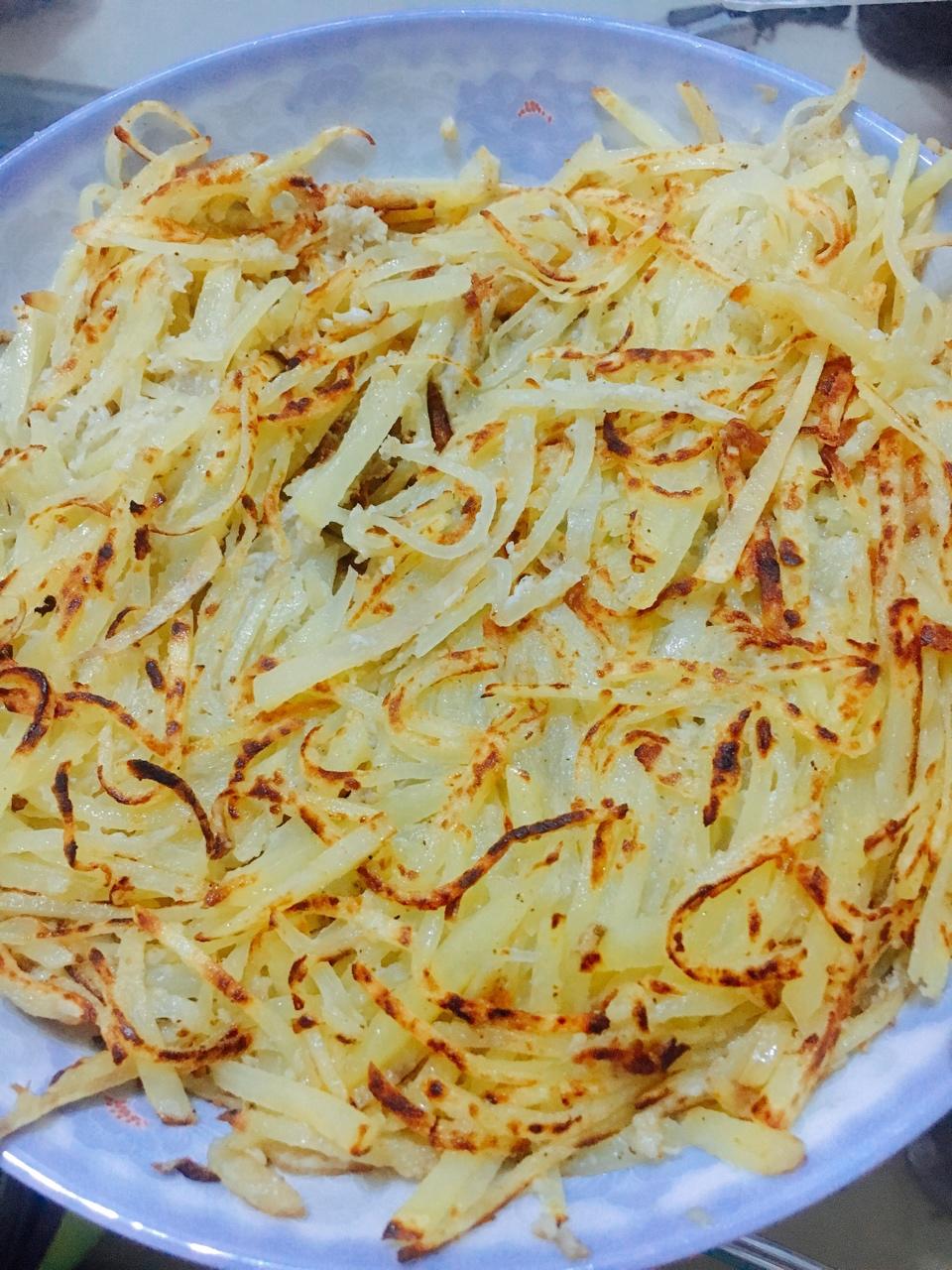 土豆丝鸡蛋饼