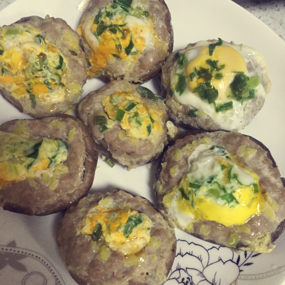 香菇肉末蒸鹌鹑蛋
